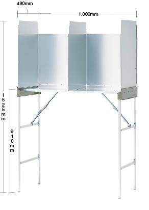 2人用投票記載台デラックス型